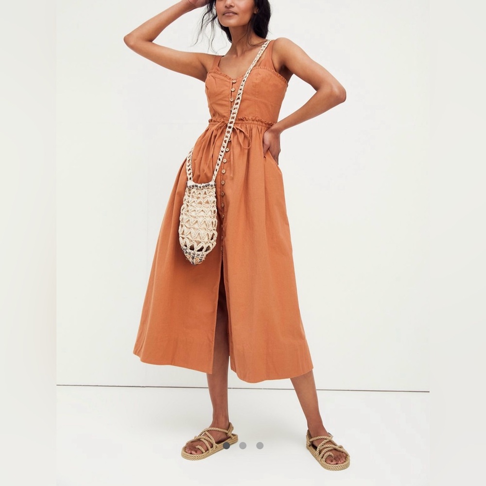 Free People Having a Moment Dress in Conch Shell (size: small)